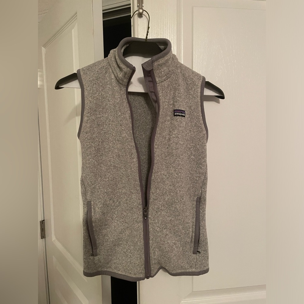 PATAGONIA Better Sweater Vest Birch White Gray Women’s XS